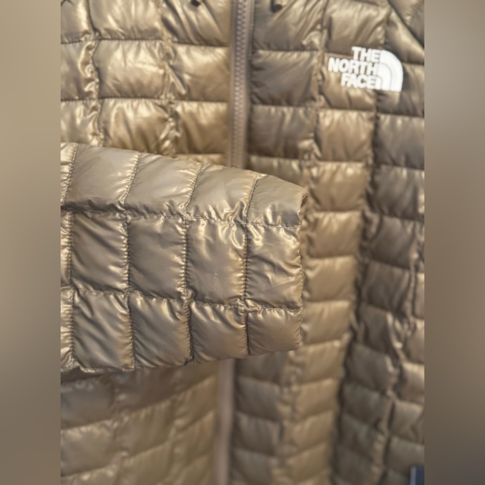 Womens The North Face TBALL HD PARKA MOCHA BROWN sz w large. - Picture 4 of 13